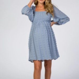 Light Blue Maternity dress